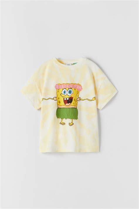 Camiseta Tie Dye Bob Esponja Nickelodeon Bob Esponja Camisetas