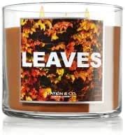 Amazon Bath And Body Works Slatkin Co Leaves Scented Candle