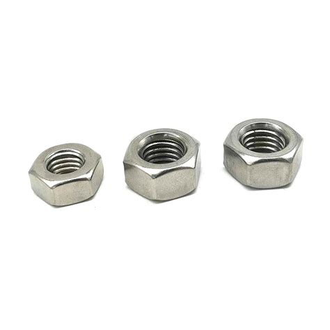 M4 Ss304 Stainless Steel A2 70 Din934 Hex Nut Hexagon Nut With Coarse