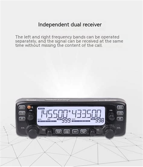 Upgraded Icom Ic E Dual Band Mobile Transceiver Any Radios