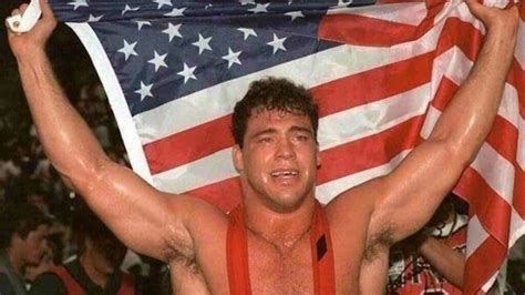 Kurt Angle After Winning The Olympic Gold Medal In 1996