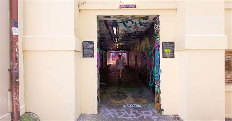 シドニー・アート巡り「シドニー大学グラフィティ・トンネル（sydney University Graffiti Tunnel）」