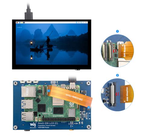 Inch Capacitive Touch Display For Raspberry Pi Dsi Interface Ips