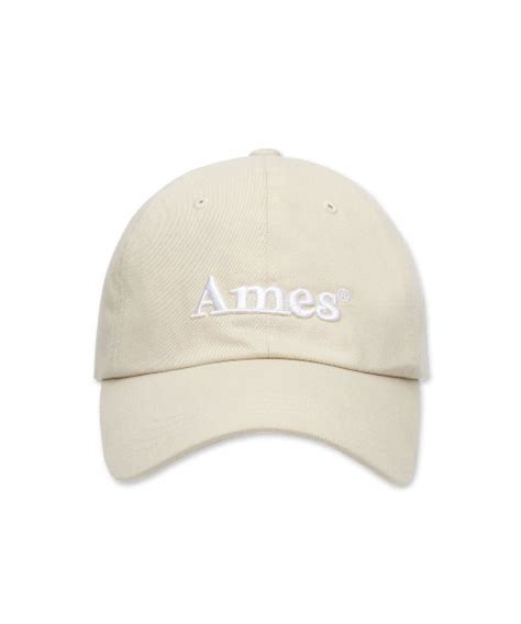 MUSINSA公式 AMES WORLDWIDE BASIC LOGO BALL CAP BEIGE AM2CFUAB20A