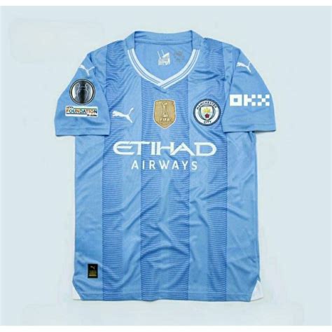 Jual Jersey Baju Bola City Home Fullpatch 2023 2024 Grade Original