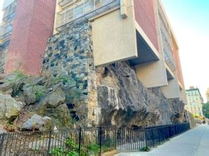 manhattan schist morningside heights ephemeral  york