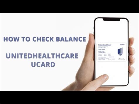 How To Check Balance On Unitedhealthcare Ucard Youtube