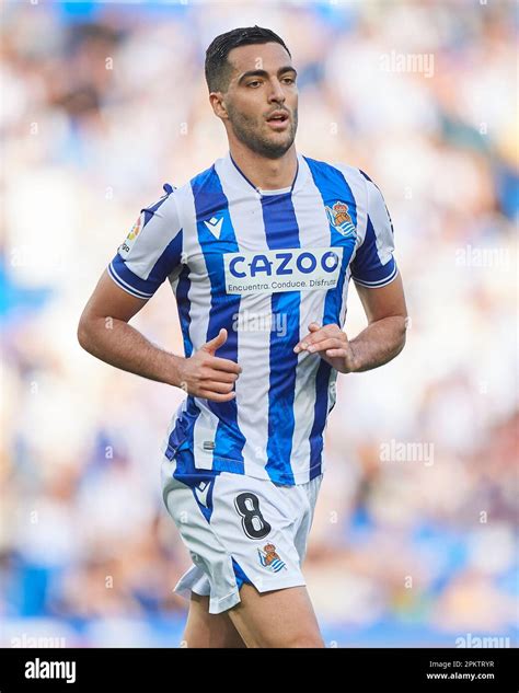 Mikel Merino Of Real Sociedad In Action During The La Liga Santander