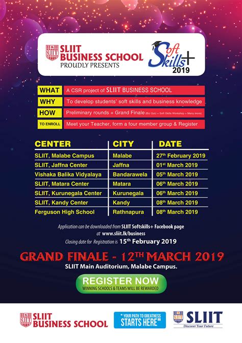 Soft Skills 2019banner Sliit