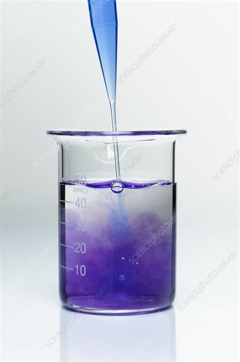 Biuret Test For Proteins Stock Image C039 1303 Science Photo Library