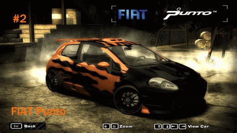 Need For Speed Most Wanted Custom Creations Fiat Punto YouTube