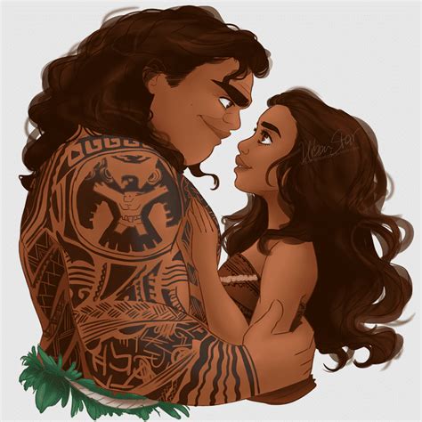 Moana Hug Romance Interaction Behavior Homo Sapiens Long Hair