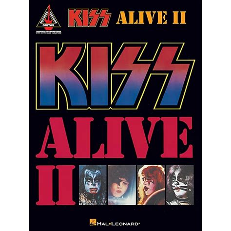 Hal Leonard Kiss Alive Ii Guitar Tab Songbook Musician