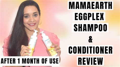 Mamaearth Eggplex Shampoo Eggplex Conditioner Review Hair Care For