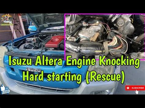 Isuzu Altera Hard Starting Fuel Knock Low Power SCAN Diagnosis