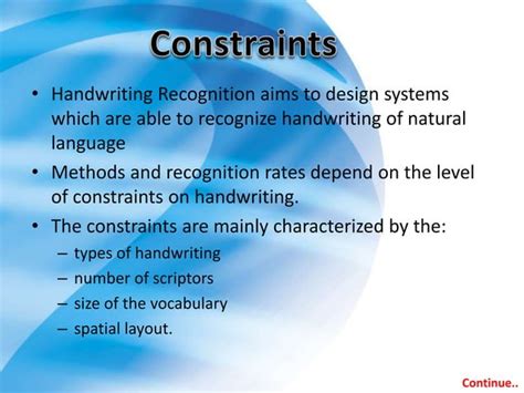 Handwritten Character Recognition