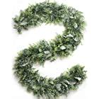 Falflor Greenery Garland Realistic Handmade Eucalyptus Leaves Vine Fake