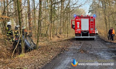 Zdarzenie drogowe na trasie Jełowa Laskowice O Polskie Ratownictwo