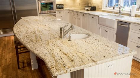 Colonial Gold Granite Kitchen Countertops