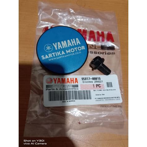 Jual Baut Original Bolt Flange Baut Sentrik Yamaha Mio Shopee