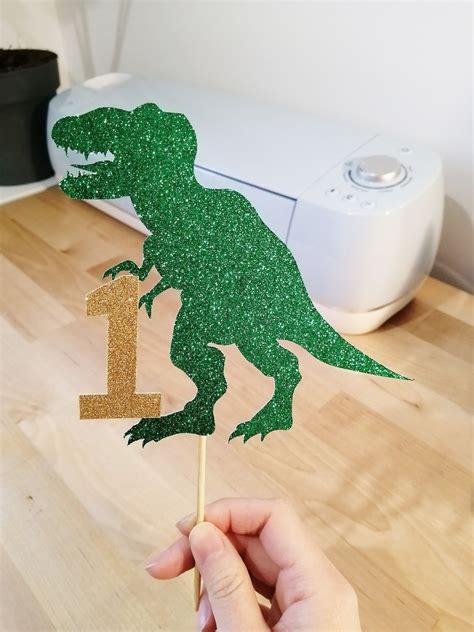 T Rex Cake Topper Dinosaur Cake Topper Birthday Cake Topper Etsy México