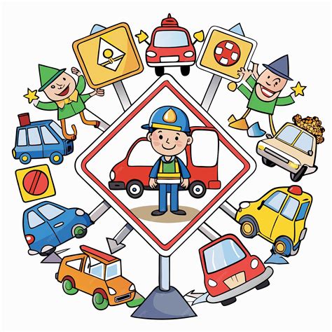 Premium Vector | Comprehensive Guide to Traffic Signs Enhancing Road Safety