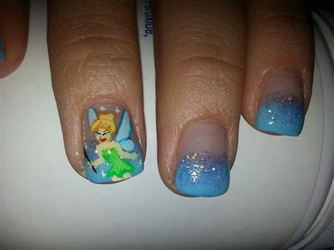 Tinkerbell Nails Simple Nails Nails Simple Nail Designs