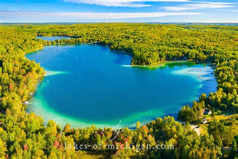 Blue Lake And North Blue Lake Aerial Photo From S — Aerial Landscape