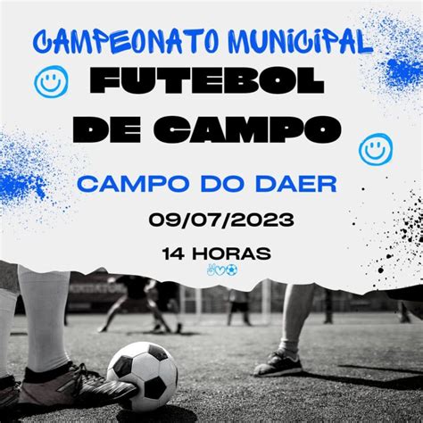 Campeonato Municipal de Futebol de Campo tem início neste domingo