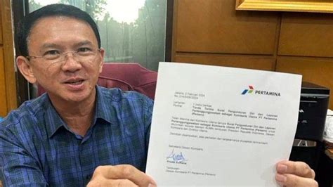 Ahok Mundur Dari Komisaris Utama Pertamina Ini Alasannya