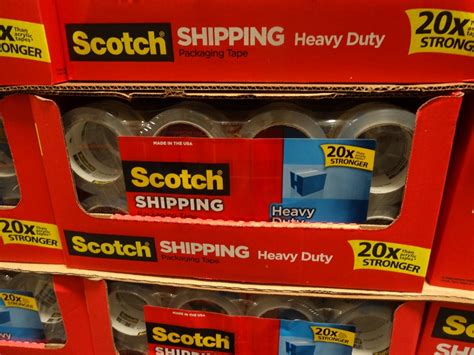 3M Scotch Heavy Duty Packaging Shipping Tape