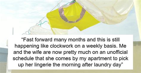 Neighbor Always Returns Ladys Lingerie From His Balcony Livid Husband Says Its Creepy Bored
