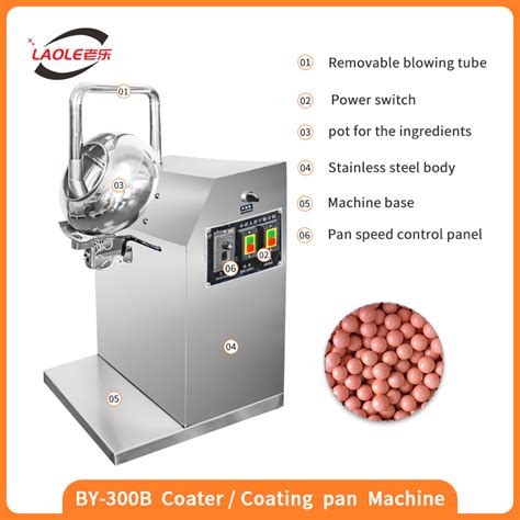 By 300b Professional Automatic Tablet Coating Pan Machine Pill Sugar