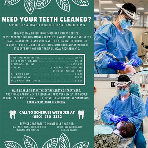 🦷AFFORDABLE DENTAL CLEANINGS🦷 at PSC Warrington campus! Schedule with