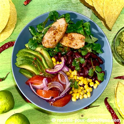 Salade Mexicaine Au Poulet