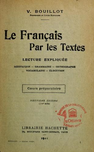 Textes En Francais