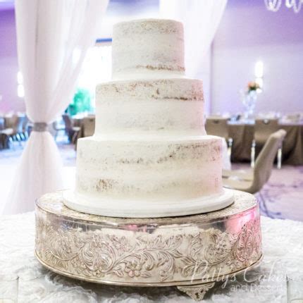 Amazing Half Naked Wedding Cake Patty S Cakes And Desserts