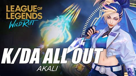 K Da All Out Akali Skin Spotlight Wild Rift Youtube