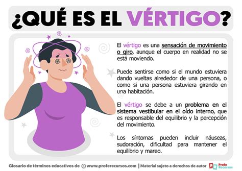 Qué es el Vértigo Definición de Vértigo