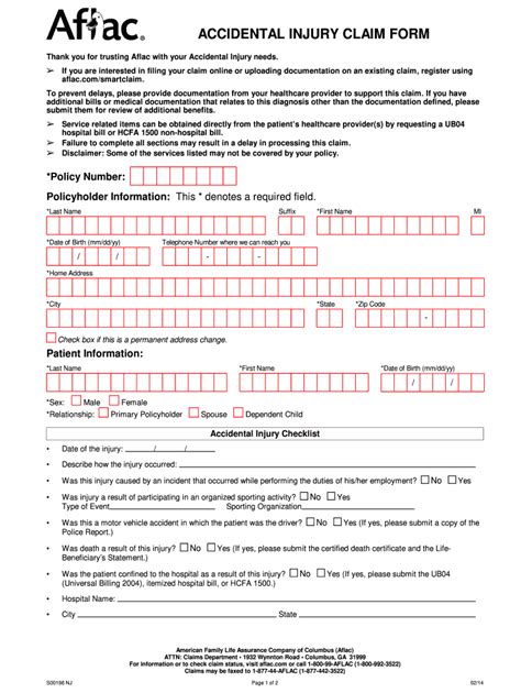 Aflac Forms Fill Out Sign Online DocHub