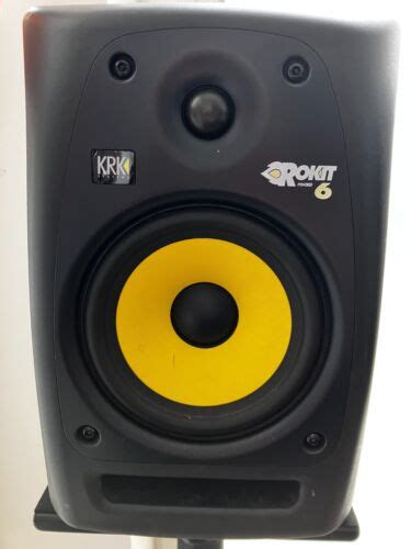 Krk Rokit Rpg Pair Studio Monitors Black Mains Leads Ebay