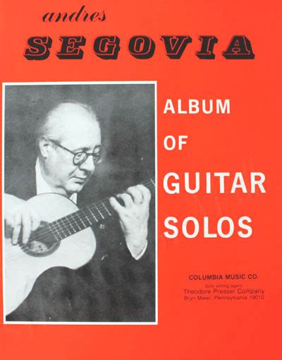 Andres Segovia | Album of Guitar Solos