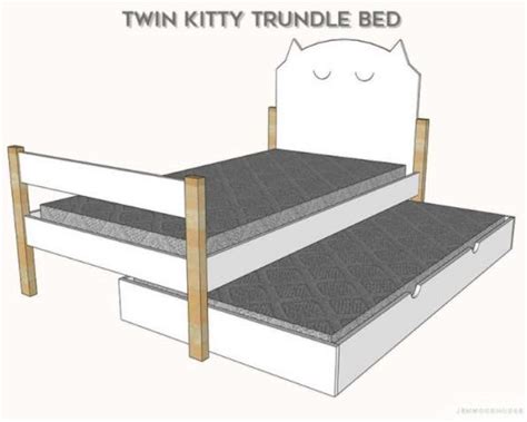 How To Build A Twin Bed Frame With Trundle Hanaposy