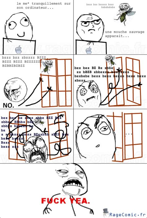 La Mouche Fuck Yeah Rage Comics Francais Troll Face