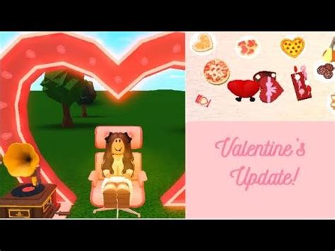 The New Bloxburg Valentine Update Youtube