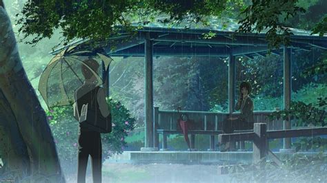 Anime The Garden Of Words Animation Jungle Makoto Shinkai