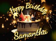 Happy Birthday Samantha GIFs