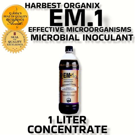 EM 1 LITER EFFECTIVE MICROORGANISMS MICROBIAL INOCULANT HARBEST