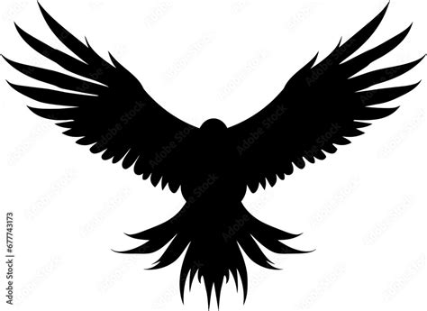 Eagle Illustration Symbol Eagle Silhouette Stock Vector Adobe Stock