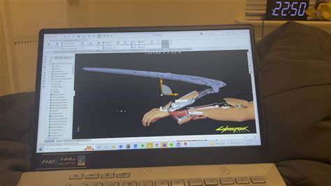 Mantis Blades SolidWorks based off a picture online! : r/cyberpunkgame